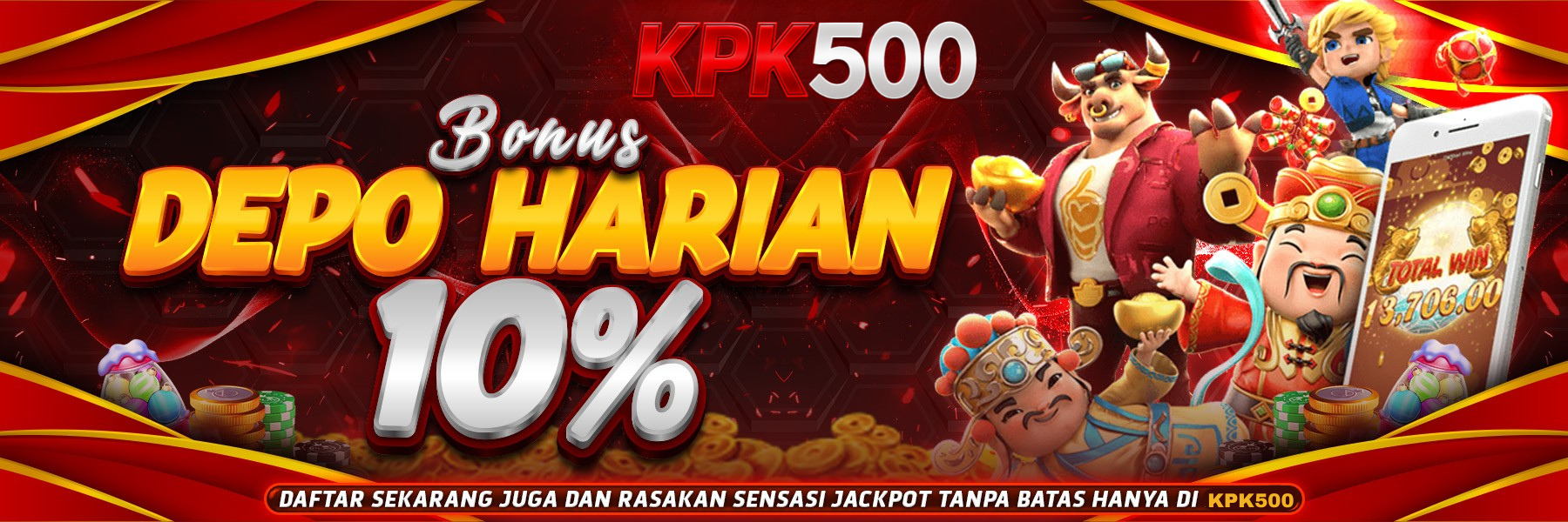 Depo Harian 10% KPK500